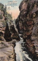 New York Ausable Chasm Looking Down From The Mecca 1911 Curteich - Adirondack