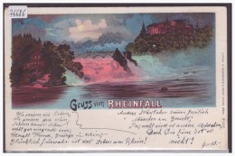 GRUSS VOM RHEINFALL - LITHO - B ( LEGER PLI D'ANGLE ) - Other & Unclassified