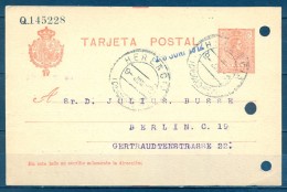 1912 , CIUDAD REAL , E.P. 49 , CIRCULADO ENTRE HERENCIA Y BERLIN - 1850-1931