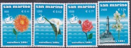 San Marino 2001 Euroflora S MNH - Gebruikt