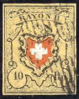 Schweiz RAYON II Zu#16IIc Typ 14 Stein A2 LO Befund - 1843-1852 Kantonalmarken Und Bundesmarken