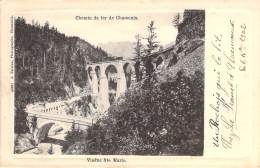 C  Chemin De Fer De Chamonix  Viaduc Ste Marie  40931 Um 1895 - Chamonix-Mont-Blanc