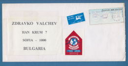 207536 / 2001 - 11.90 - Machine Stamps (ATM) TEL AVIV YAFU , INTERNATIONAL EXPRES , Israel Israele - Covers & Documents