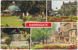 Harrogate Multiview #1. Valley Gardens, Royal Parade, Montpellier Gardens. Unposted - Harrogate