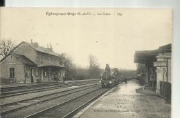 D91 - EPINAY SUR ORGE  - LA GARE  + TRAIN - Epinay-sur-Orge