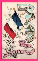 Souvenir De Mailly-le-Camp - Multivues - Montgolfière - Animée - Drapeau Français - CATALA FRÈRES - Colorisée - Souvenir De...