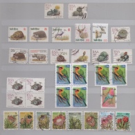 AFRIQUE DU SUD PETIT LOT 33 TIMBRES FAUNE FLORE VOIR PETIT PRIX - Collections, Lots & Séries