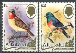 160 AITUTAKI 1982 - Oiseau (Yvert 316/17) Neuf ** (MNH) Sans Trace De Charniere - Aitutaki