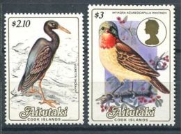 160 AITUTAKI 1984 - Oiseau (Yvert 395/96) Neuf ** (MNH) Sans Trace De Charniere - Aitutaki