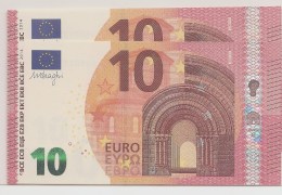 BANQUE DE FRANCE U001A2/H1 AVEC NUMEROS IDENTIQUES UNC NEUF - 10 Euro