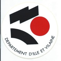 Département D'Ille Et Vilaine / Bretagne/JAC/ Années 80    ACOL82 - Aufkleber