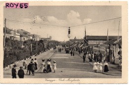 Toscana-viareggio Viale Margherita Veduta Bella Animatissima Primi 900 - Viareggio