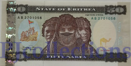 ERITREA 50 NAKFA 1997 PICK 5 UNC - Erythrée