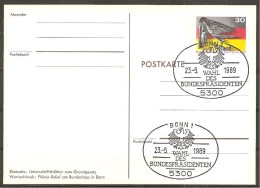 (6136) BRD - Ganzsache - Postkarte - Sonderstempel - Cartoline Private - Nuovi