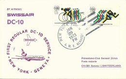 RF 73.1, Swissair, New York - Genève, SSt Rouge Lilas, DC-10, 1973 - Primi Voli