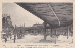 12c - 75 - Paris - Le Métropolitain à La Rotonde De La Villette - N° 236 - Trasporto Pubblico Stradale