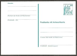 (6127) BRD // Ganzsache - Postkarte - Doppelkarte - Ungebraucht - Cartes Postales - Neuves