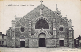 44 - Legé (Loire Atlantique) - Façade De L'église - Legé