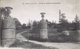 44 - Legé (Loire Atlantique) - Entrée Du Jardin De L'Assomption - Legé