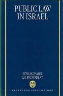 Public Law In Israel By Zamir, Itzhak & Zysblat, Allen (ISBN 9780198258537) - 1950-Hoy