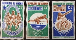 DAHOMEY Jeux Olympiques MUNICH 72. Yvert PA 166/68 ** MNH. Perforate - Sommer 1972: München