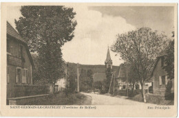 Territoire De Belfort - 90 - Saint Germain Le Chatelet Café Restaurant A La Rue Principale - Altri & Non Classificati