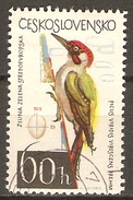 TCHECOSLOVAQUIE       -      OISEAU   /   PIC       -     Oblitéré - Specht- & Bartvögel