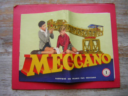 LIVRET FORMAT : 28 X 20 CM 21 PAGES   MECCANO MANUEL D' INSTRUCTIONS 1 FABRIQUE EN FRANCE PAR MECCANO - Meccano