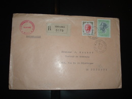 LR Pour La FRANCE TP DEO JUVANTE 3,00 + TP RAINIER III 0,40 OBL.3-7-1969 MONTE-CARLO - Lettres & Documents