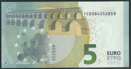 T IRELAND  5 EURO TC T003 B4  DRAGHI  UNC - 5 Euro