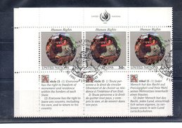 NATIONS UNIES NEW YORK 1991 N° 599 / 604  OBLITERE - Used Stamps