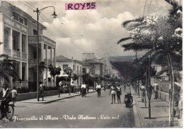 Abruzzo-chieti-francavilla Al Mare Viale Nettuno Veduta Lato Sud Animatissima Anni 50 - Andere & Zonder Classificatie