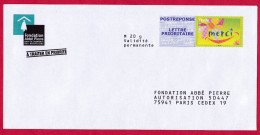 PAP – Post Réponse Merci – Fondation Abbé Pierre – 10P357 ( 2882) - Prêts-à-poster: Réponse