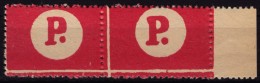 Postal PACKET Parcel LABEL "P"  PORTO DUE P  - Vignette Label - 1959 Hungary Ungarn Hongrie - MNH - Timbres De Distributeurs [ATM]