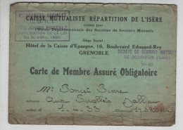 Caisse Mutualiste Isère Bourgoin Secours Mutuels Poncet Jallieu Pivollets - Other & Unclassified