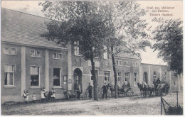 Gruß Aus Wahlstorf Bei Karbow Amt Lübz Tönses Gasthof Belebt Postbote Mit Fahrrad 16.4.1914 Gelaufen - Lübz