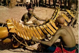 CPA-1970-CENTRE AFRIQUE-JOUEURS DE BALAFON-TBE - Centrafricaine (République)