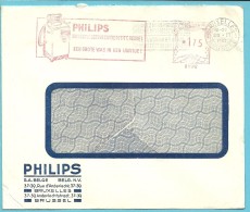 Brief Met Roodfrankeering (B992) Met Logo "LESSIVE / PHILIPS"  1952 - ...-1959