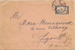 LBL38/2 - HONGRIE LETTRE BUDAPEST / LYON NOVEMBRE 1921 - Postmark Collection