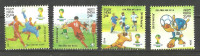 INDIA, 2014, Football World Cup, Soccer, Set 4 V, MNH, (**) - 2014 – Brasile