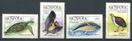 160 NIUAFO OU 1984 - Baleine Tortue Oiseau Chauve Souris (Yvert 42/45) Adhesif Neuf ** (MNH) Sans Charniere - Tonga (1970-...)