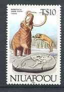 160 NIUAFO OU 1992 - Prehistoire  (Yvert 192) Neuf ** (MNH) Sans Charniere - Tonga (1970-...)