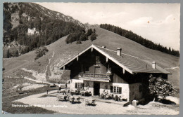 2306 - Alte Foto Ansichtskarte - Steinbergalm Mit Hochfelln Bei Ruhpolding Gaststätte Gasthof Gel 1955 - Bi Zohne - Ruhpolding