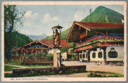 2308 - Alte Ansichtskarte - Alter Dorf Brunnen In Ruhpolding Gel Nach Kiel 1952 - Bi Zohne - Ruhpolding