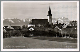 2311 - Alte Foto Ansichtskarte - Aufkirchen Starnberg Kirche Gel 1952 Nach Schwenningen - Bi Zohne - Wörsching - Muensingen