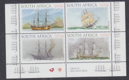 South Africa 1999 Sailing Ships 4v  (bottom Margin) ** Mnh (29352A) - Ongebruikt