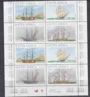 South Africa 1999 Sailing Ships 2x4v   ** Mnh (29352B) - Unused Stamps