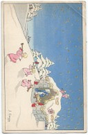 Carte Postale  De Noël/Neige/ Crêche Et Anges Avec Trompettes /J Gouppy/ Vers 1940-1950 ?     CPDIV223 - Engel