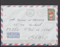 Nouvelle Calédonie  - N° 499 Obli/sur Lettre - 1985 - Storia Postale