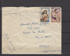 Polynésie Française -  N° 3 Et 11 Obli/sur Lettre -  1961 - Briefe U. Dokumente